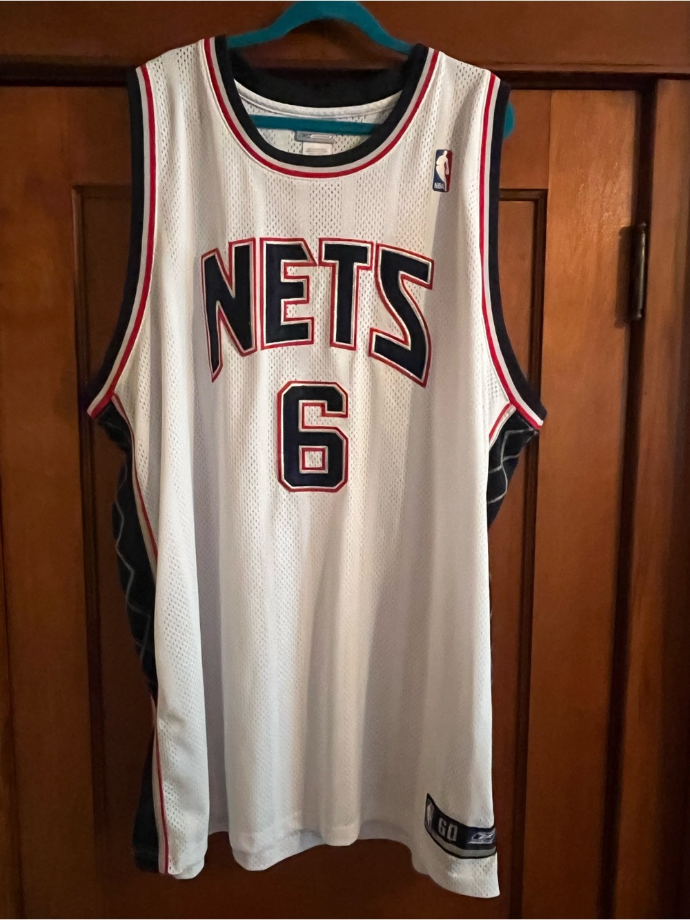 Reebok Authentic New Jersey Nets Kenyon Martin Jersey Size 60 4XL